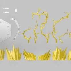 Accessoires Aura Effect Yellow -KamehaShop Soldes accessoires aura effect yellow 2