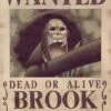 One Piece - Affiche Wanted De Brook