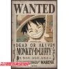Affiche Wanted Luffy - New World Prime
