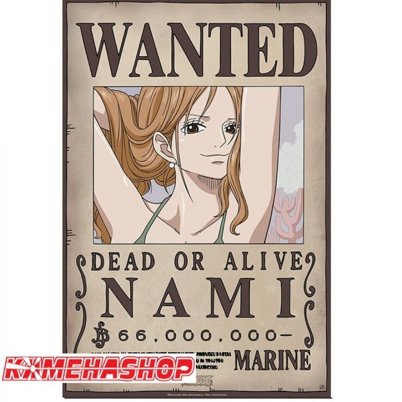 Affiche Wanted Nami - New World Prime 1 Affiche Wanted Nami - New World Prime
