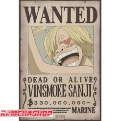 Affiche Wanted Sanji - New World Prime