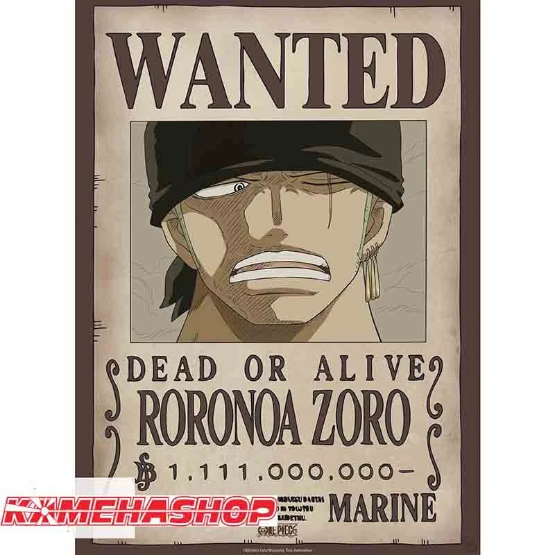 Affiche Wanted Zoro - New World Prime 1 Affiche Wanted Zoro - New World Prime