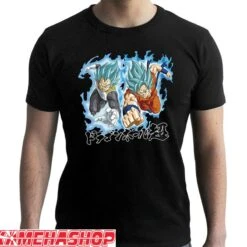 Dragon Ball Super - T-shirt Goku Blue & Vegeta Blue