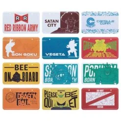 Dragon Ball Z - Set 12 Metal Plate - Clash Battle For The Universe