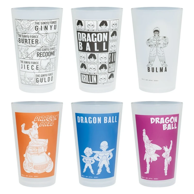 Dragon Ball Z - Set De 6 Gobelets - The Ginyu Force 1 Dragon Ball Z - Set De 6 Gobelets - The Ginyu Force