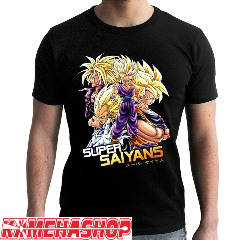 Dragon Ball Z - T-shirt Super Saiyans 1 Dragon Ball Z - T-shirt Super Saiyans