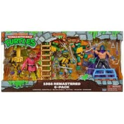 Les Tortues Ninja - Playset 6 Figurines 1988 Remastered