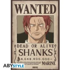 One Piece - Affiche Wanted Shanks