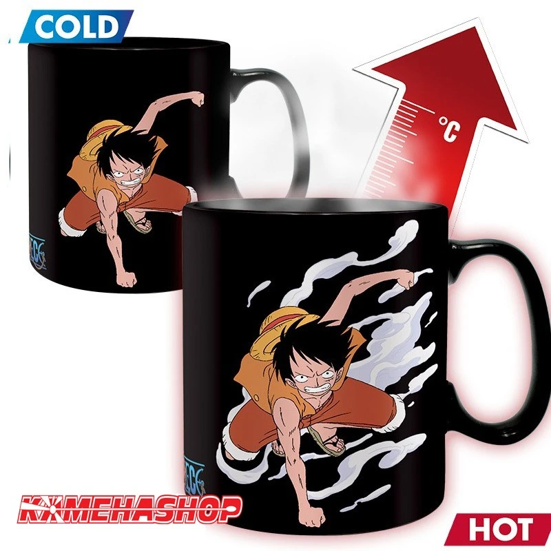 One Piece - Mug Thermo-Réactif Luffy Ace 1 One Piece - Mug Thermo-Réactif Luffy Ace