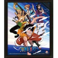 One Piece - Poster Effet 3D Straw Hat Pirates