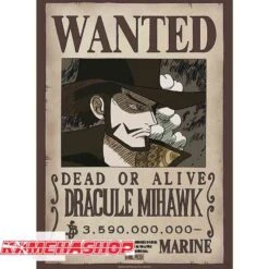 One Piece - Poster Wanted Mihawk