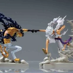 One Piece - Set 2 Figurines Luffy Vs Rob Lucci - Senkozekkei