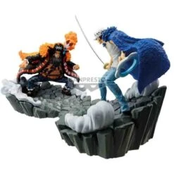 One Piece - Set 2 Figurines Trafalgar Law Vs Teach - Senkozekkei