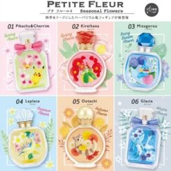 Pokemon - Set 6 Figurines Petite Fleur Seasonal