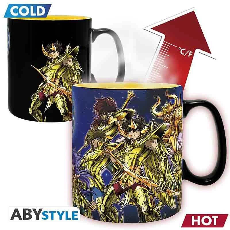 Saint Seiya - Mug Thermo-Récatif Chevaliers D'Or 1 Saint Seiya - Mug Thermo-Récatif Chevaliers D'Or