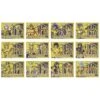 Saint Seiya - Set 12 Planches Illustrées - Ichiban Kuji